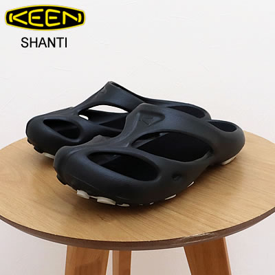 KEEN キーン SHANTI シャンティ BLACK/DAWN BLUE ブラック/ドーンブルー サンダル 靴 スニーカー シューズ アウトドア キャンプ コンフォート 【返品交換送料無料】