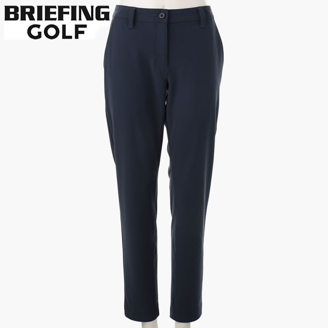 【即納】BRIEFING GOLF ブリーフィング ゴルフ WS DRY CROPPED PANTS ウィメンズ ドライ クロップド パンツ NAVY ネイビー レディース 【正規取扱店】ルフエ ruffue