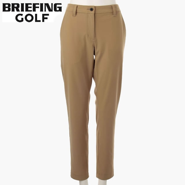 【即納】BRIEFING GOLF ブリーフィング ゴルフ WS DRY CROPPED PANTS ウィメンズ ドライ クロップド パンツ BEIGE ベージュ レディース 【正規取扱店】ルフエ ruffue