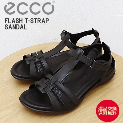 ECCO  FLASH T-STRAP SANDAL եå ƥȥå  BLACK/BLACK ֥å/֥å ȥɥ  ǥ  ʸ̵