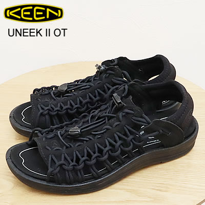 KEEN キーン ウィメンズ UNEEK II OT ユニーク ツー オーティー BLACK/BLACK ブラック/ブラック サンダル 靴 スニーカー シューズ アウトドア キャンプ コンフォート レディース 【返品交換送料無料】