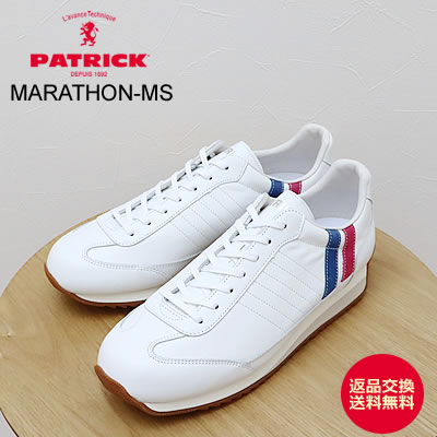 PATRICK パトリック MARATHON-MS マラソン・モストロ WHT ホワイト 靴 スニーカー シューズ 【返品交換送料無料】