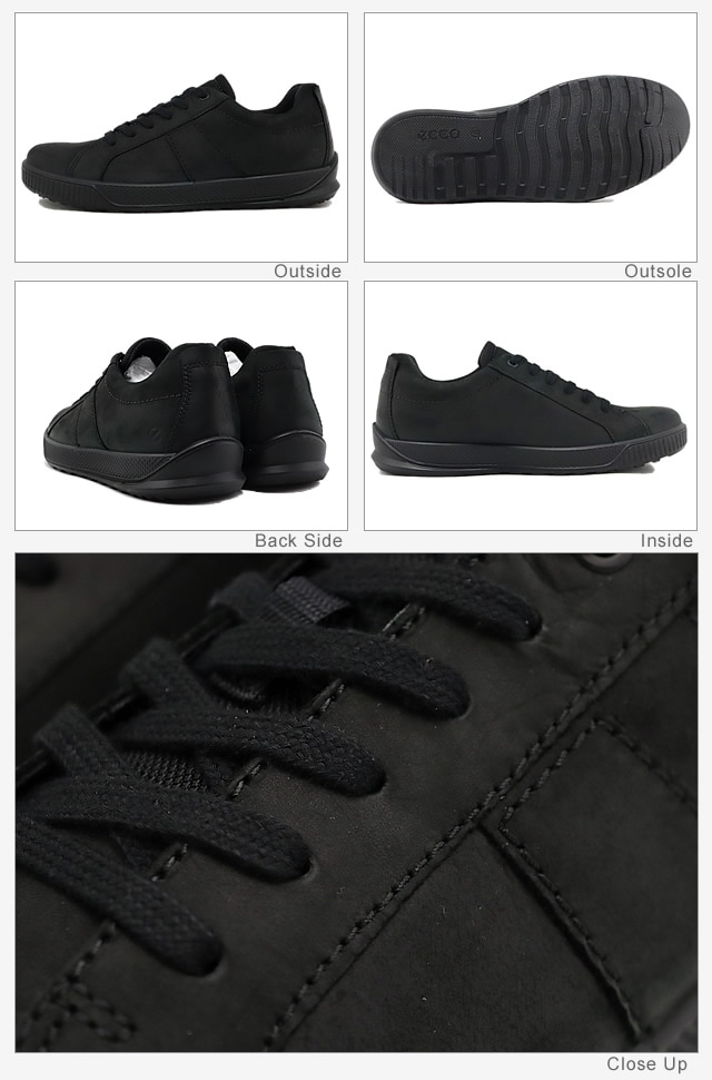エコー ECCO メンズ レザー 防水 ゴアテックス スニーカー