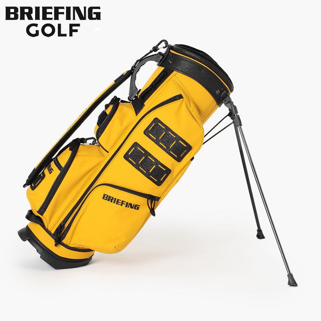 【即納】BRIEFING GOLF ブリーフィング ゴルフ キャディバッグ スタンド CR-9 FD RIP マスタード MUSTARD メンズ レディース　【正規取扱店】ルフエ ruffue 3.4kg 8.5口径 プロユース アスリート