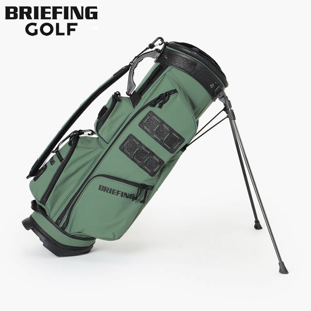 【即納】BRIEFING GOLF ブリーフィング ゴルフ キャディバッグ スタンド CR-9 FD RIP フォレスト グリーン FOREST GREEN メンズ レディース　【正規取扱店】ルフエ ruffue 3.4kg 8.5口径 プロユース アスリート