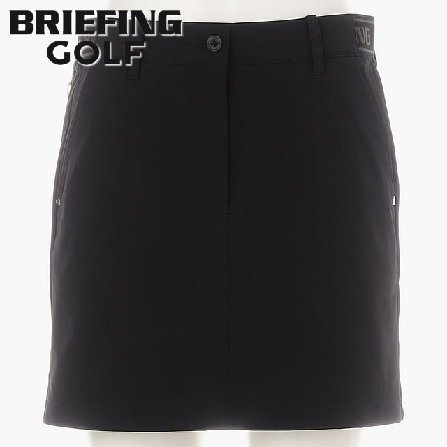 【即納】BRIEFING GOLF ブリーフィング ゴルフ WOMENS LOGO ELASTIC SKIRT ウィメンズ ロゴ エラスティック スカート BLACK ブラック レディース 【正規取扱店】ルフエ ruffue