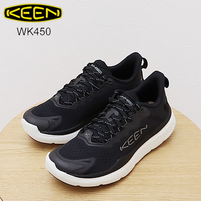 KEEN キーン ウィメンズ WK450 ダブルケー450 ウォーキングシューズ Black/Star White ブラック/スター ホワイト 靴 スニーカー シューズ アウトドア ウォーキング レディース 【返品交換送料無料】