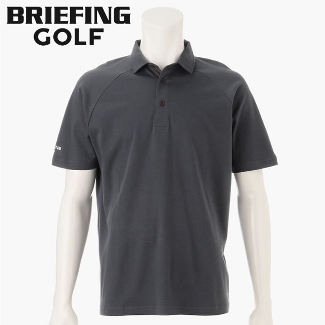 【即納】BRIEFING GOLF ブリーフィング ゴルフ ST MS SLEEVE LOGO SHIRT RELAXED FIT メンズ スリーブ ロゴ シャツ リラックスフィット BLUE GRAY ブルーグレー メンズ 【正規取扱店】ルフエ ruffue