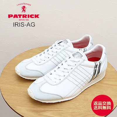 PATRICK パトリック IRIS-AG アイリス・アルジャン W/S ホワイト/シルバー 靴 スニーカー シューズ  【返品交換送料無料】