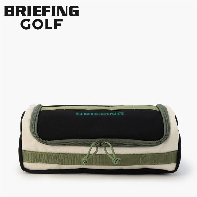 【即納】BRIEFING GOLF ブリーフィング ゴルフ SHOES CASE WL シューズ ケース ウッドランド BLACK×IVORY ブラック×アイボリー シューズ 靴 ケース バッグ 袋 メンズ レディース　【正規取扱店】ルフエ ruffue