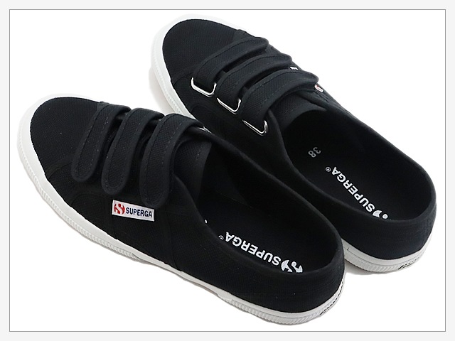 SUPERGA スペルガ 2750 COT3STRAPU コットンストラップ BLACK