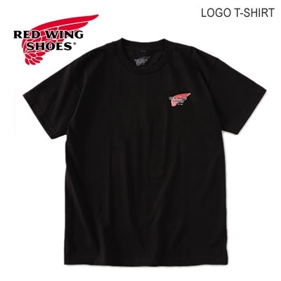 RED WING ��åɥ����� Logo T-shirt ����T����� BLACK �֥�å� MADE IN USA ���ᥫ��
