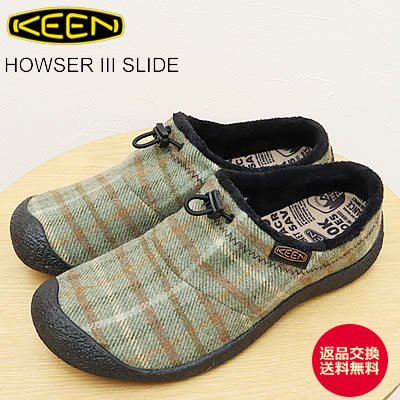 KEEN キーン HOWSER III SLIDE ハウザースリー スライド BLACK/BISON ブラック/バイソン スリッポン スリップオン クロッグ 靴 スニーカー シューズ アウトドア キャンプ コンフォート 【返品交換送料無料】