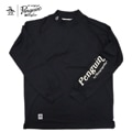 30%OFF ¨ǼPenguin by Munsingwear ڥ󥮥 Х ޥ󥷥󥰥 STRETCH LONG SLEEVE MOCK NECK ȥå 󥰥꡼ åͥå BLACK ֥å  T 谷Ź