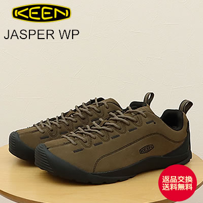 30%OFF KEEN キーン メンズ JASPER WP ジャスパー ウォータープルーフ CANTEEN/BLACK キャンティーン/ブラック 靴 スニーカー シューズ アウトドア 防水 フェス 