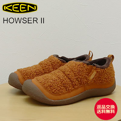 KEEN キーン レディース HOWSER II ハウザーツー ROASTED PECAN/CURRY ローステッドピーカン/カリー スリップオン 靴 スニーカー シューズ アウトドア キャンプ コンフォート 【返品交換送料無料】