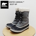 SOREL  ǥ WINTER CARNIVAL BOOT WP 󥿡˥Х ֡ ץ롼 Quarry, Black ꡼,֥å  塼 ɿ ʸ̵