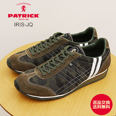 PATRICK パトリック IRIS・JQ アイリス・ジャカード CA-KKI カモ・カーキ ジャガード 靴 スニーカー シューズ  【返品交換送料無料】