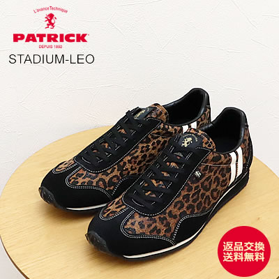 PATRICK パトリック STADIUM-LEO スタジアム・レオパード BLK ブラック