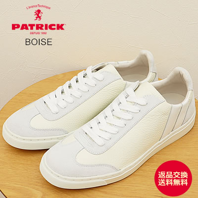 PATRICK パトリック BOISE ボイシー WHT ホワイト 靴 スニーカー シューズ 【返品交換送料無料】