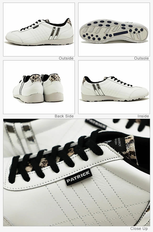 PATRICK パトリック PAMIR-CP/LPD パミール・カップ/レオパード WHT