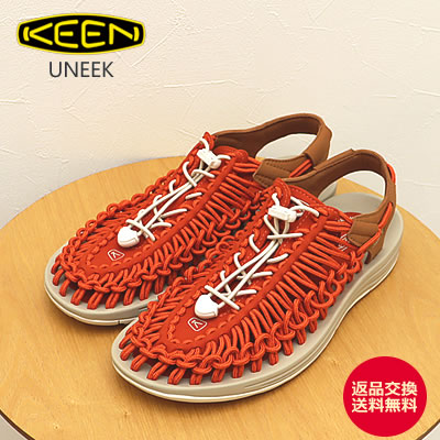 KEEN キーン UNEEK ユニーク Gold Flame/Chipmunk ゴールドフレーム/チップマンク サンダル 靴 スニーカー シューズ アウトドア キャンプ コンフォート 【返品交換送料無料】