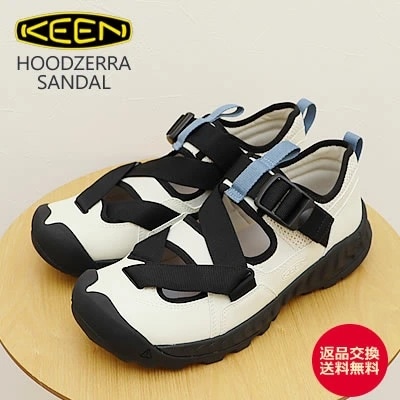 KEEN キーン HOODZERRA SANDAL フッドゼラ サンダル SILVER BIRCH/BLACK シルバーバーチ/ブラック アウトドア フェス 靴 サンダル シューズ スニーカー メンズ レディース ユニセックス 【返品交換送料無料】