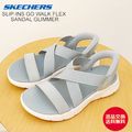 SKECHERS SLIP-INS å㡼 åץ GO WALK FLEX SANDAL GLIMMER  եå ޡ GREY 졼 ǥ ݡĥ  ˡ 塼 ʸ̵