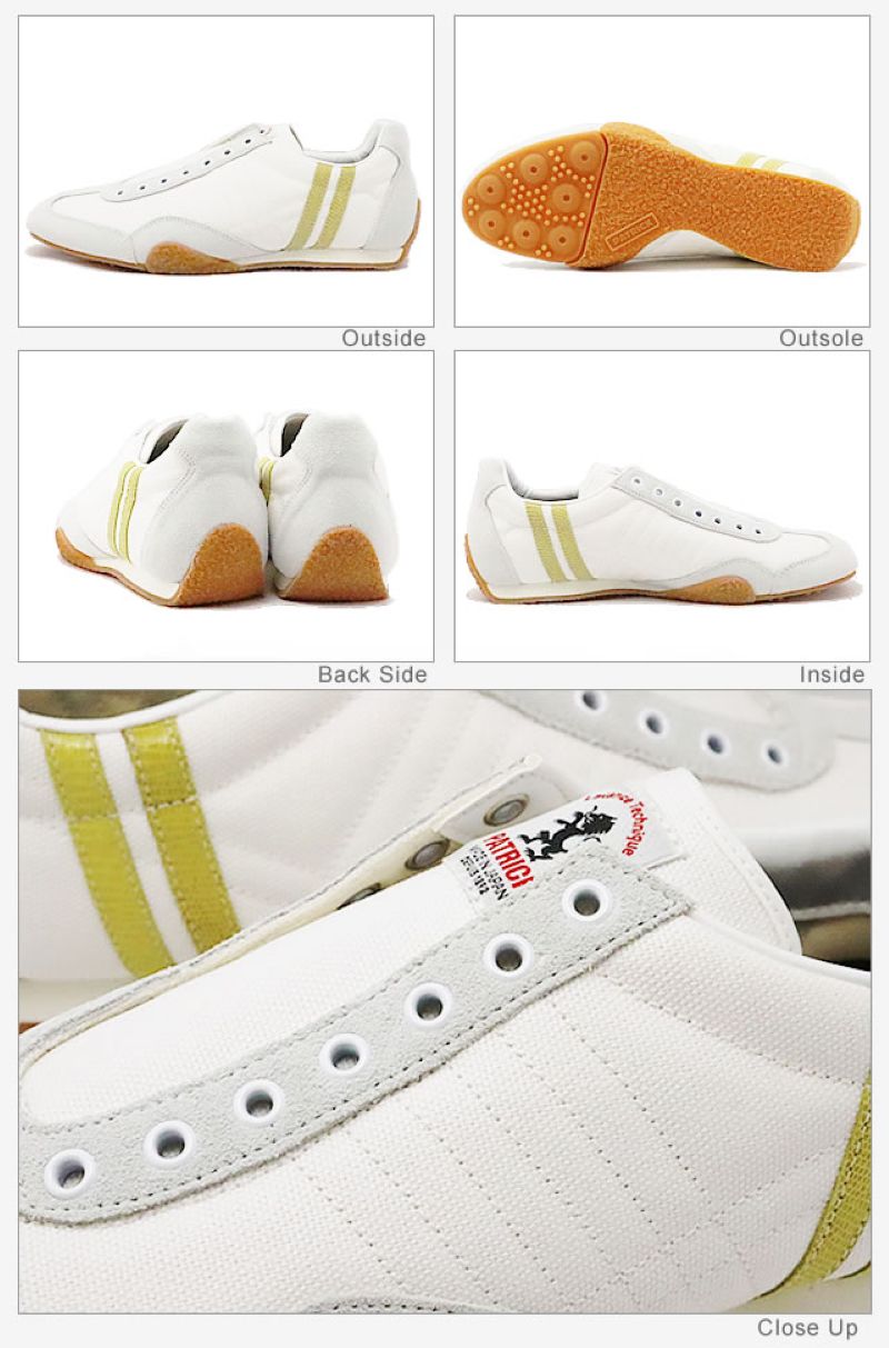 PATRICK パトリック JET-CV ジェット・キャンバス WHT ホワイト 靴