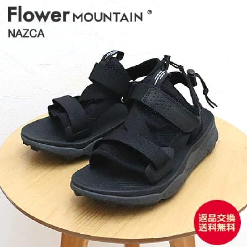 Flower MOUNTAIN フラワー マウンテン NAZCA ナスカ SOLID BLACK ソリッドブラック アウドドア サンダル 靴 スニーカー シューズ 返品交換送料無料 Flower MOUNTAIN フラワー マウンテン NAZCA ナスカ SOLID BLACK