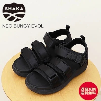 SHAKA シャカ NEO BUNGY EVOL ネオ バンジー EVOL BLACK 00N ブラック アウドドア メンズ レディース ユニセックス スポーツサンダル 靴 スニーカー シューズ 【返品交換送料無料】