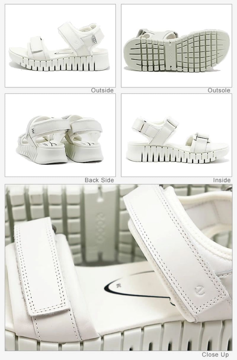 ECCO エコー GRUUV SOL WOMEN'S グルーブ ソル ウィメンズ WHITE