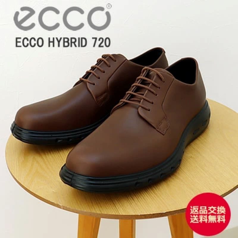 【美品】Ecco ハイブリッド最高級シューズ41★茶付属完備定価3.85万円 美品】Ecco ハイブリッド最高級シューズ41☆茶付属完備定価3.85