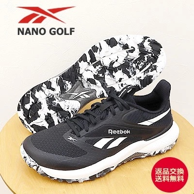 Reebok リーボック NANO GOLF ナノ ゴルフ BLACK ブラック 靴 スニーカー スパイクレス ゴルフシューズ メンズ レディース ユニセックス【返品交換送料無料】