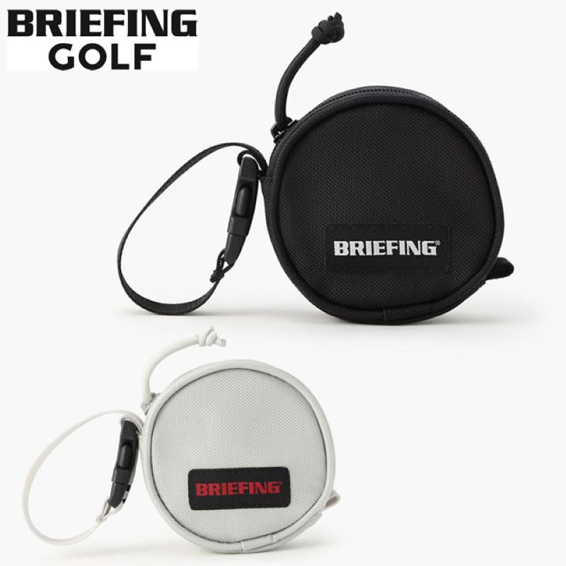 BRIEFING GOLF ブリーフィング ゴルフ CIRCLE ROUND POUCH PRO AIR サークル ラウンド ポーチ プロ エアー BLACK ブラック SILVER シルバー ラウンドポーチ メンズ レディース　【正規取扱店】ルフエ ruffue