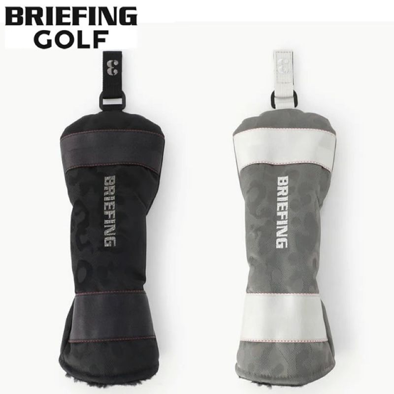 BRIEFING GOLF ブリーフィング ゴルフ FAIRWAY WOOD COVER LEOPARD JQ フェアウェイウッド カバー レオパード ジャガード BLACK ブラック GRAY グレー メンズ レディース　【正規取扱店】ルフエ ruffue