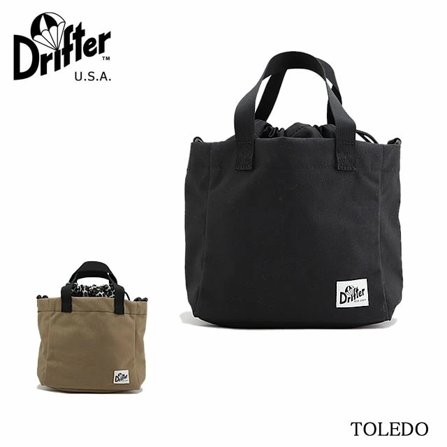【即納】Drifter ドリフター TOLEDO トレド 巾着バッグ ボディバック ショルダーバッグ トートバッグ ハンドバッグ ゴルフラウンドトート