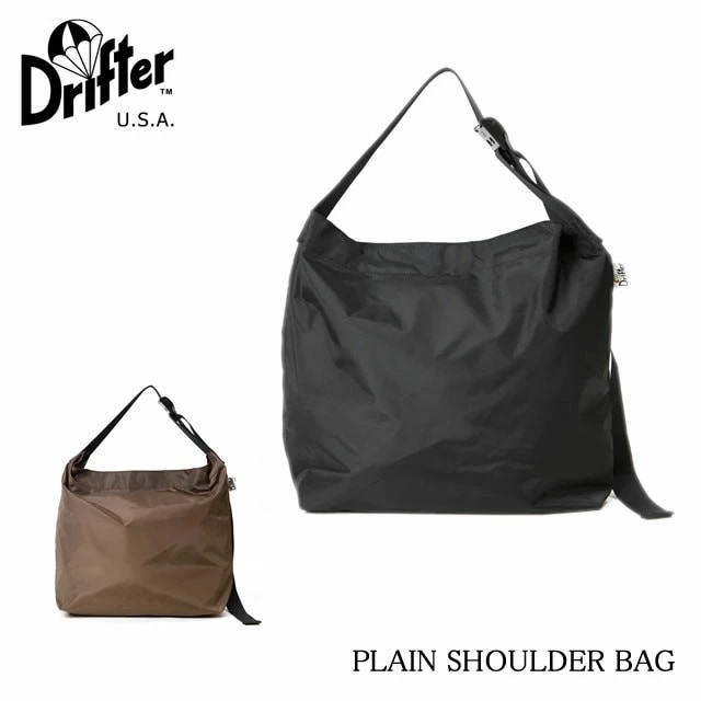 【即納】Drifter ドリフター PLAIN SHOULDER BAG プレーンショルダーバッグ ボディバック ショルダーバッグ　トートバッグ