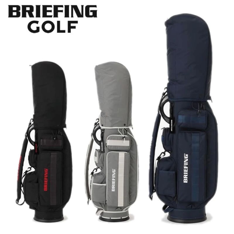 BRIEFING GOLF ブリーフィング ゴルフ キャディバッグ CR-6 #03 BLACK ブラック L.GRAY ライトグレー NAVY ネイビー メンズ レディース　【正規取扱店】ルフエ ruffue 3.83kg
