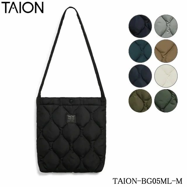 【即納】TAION タイオン MILITARY CROSS BODY DOWN BAG-MEDIUM ミリタリー クロスボディダウンバッグ ミディアム バック ボディバック ショルダーバッグ