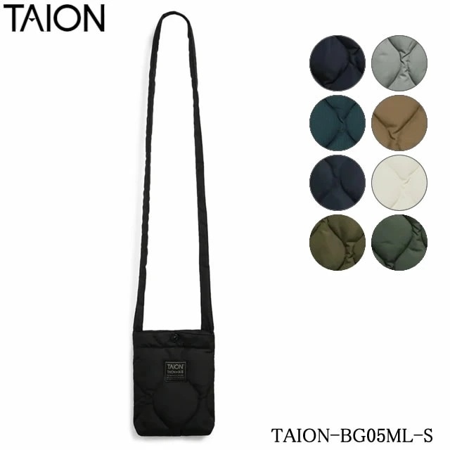 【即納】TAION タイオン MILITARY CROSS BODY DOWN BAG-SMALL ミリタリー クロスボディダウンバッグ スモール バック ボディバック ショルダーバッグ