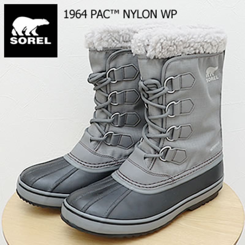 SOREL ソレル 1964 PAC NYLON WP 1964  パックナイロン ウォータープルーフ Quarry, Dove クォーリー ダブ ウィンター ブーツ メンズ SOREL ソレル 1964 PAC NYLON WP 1964 パックナイロン ウォーター