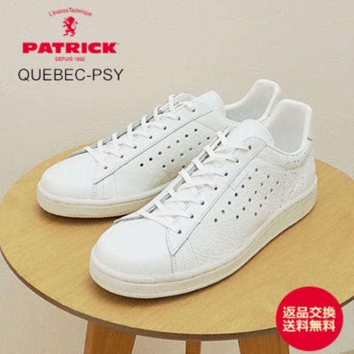 PATRICK パトリック QUEBEC-PSY ケベック・ペーズリー WHT ホワイト