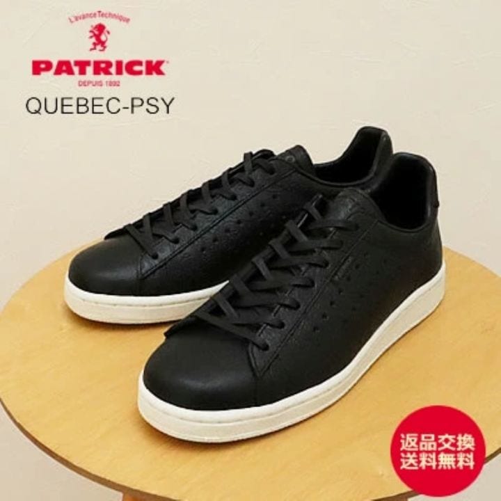 PATRICK パトリック  QUEBEC-PSY ケベック・ペーズリー BLK ブラック PAISLEY ペイズリー 靴 スニーカー シューズ 日本製 返品交換送料無料 000000004271_kxhbovr.jpg