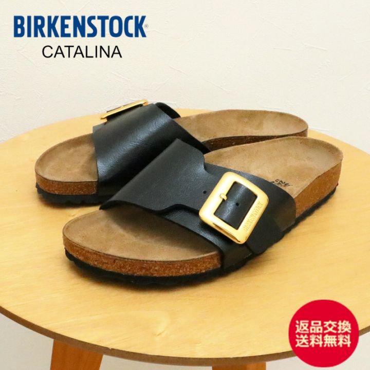 BIRKENSTOCK ビルケンシュトック CATALINA カタリーナ CB クッションバックル BF ビルコフロー GRACEFUL LICORICE グレースフルリコリス ナロー 幅狭 ビッグバックル レディース コンフォート サンダル ドイツ製【返品交換送料無料】