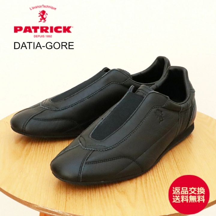 PATRICK パトリック DATIA-GORE ダチア・ゴア BLK ブラック スリッポン