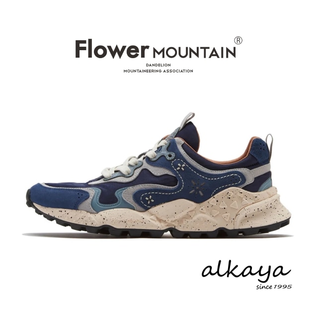 Flower MOUNTAIN フラワー マウンテン RULIS ルリス NAVY/L.BLUE ネイビー/L.ブルー  靴 スニーカー シューズ ギフト プレゼント 贈り物【返品交換送料無料】