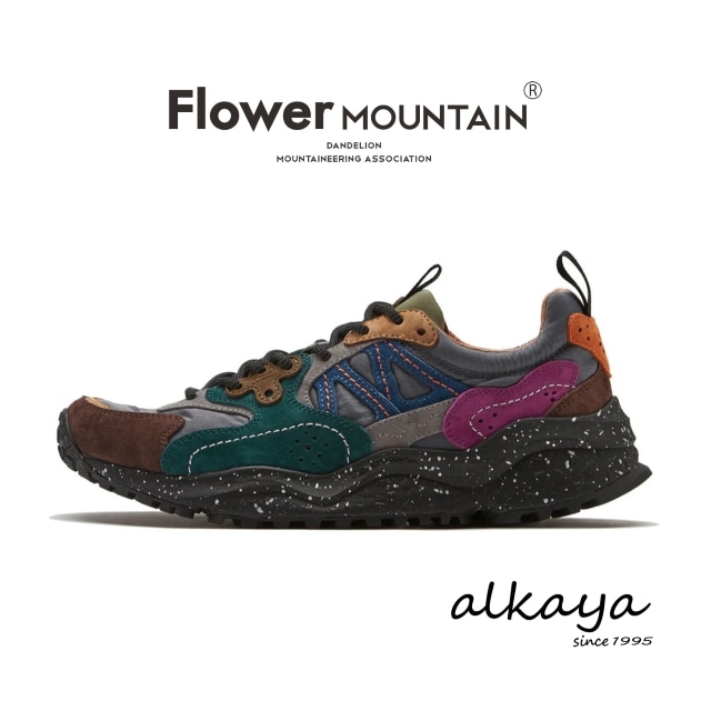 Flower MOUNTAIN フラワー マウンテン SOLIN ソウリン DARK GRAY / BOTTLE ダークグレー / ボトル 靴 スニーカー シューズ メンズ レディース アウトドア【返品交換送料無料】