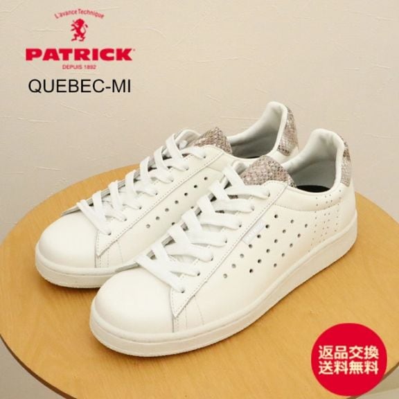 PATRICK パトリック  QUEBEC-MI ケベック・ミ WHT ホワイト 靴 スニーカー シューズ　日本製 メンズ レディース ギフト プレゼント 贈り物【返品交換送料無料】