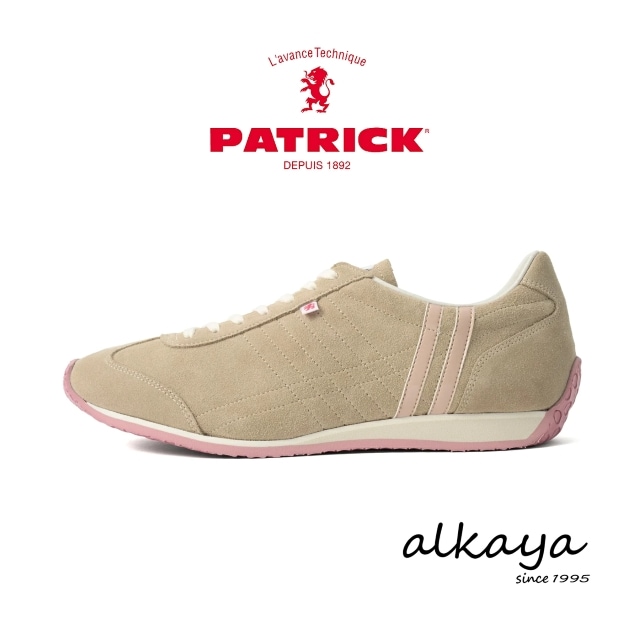 PATRICK パトリック IRIS-VR アイリス・ベロア BG/PK ベージュ/ピンク  靴 スニーカー 軽量 軽いシューズ【返品交換送料無料】